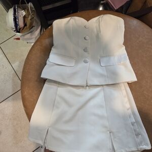 Sincerely Jules Cream Mini Dress